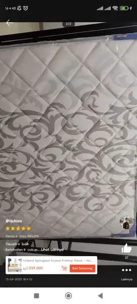 Uniland springbed 180x200