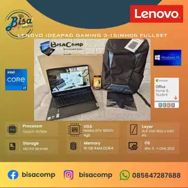 Lenovo Ideapad Gaming 3-15IMH05 Core i7 SSD 512GB RAM 16GB 15,6inchFHD