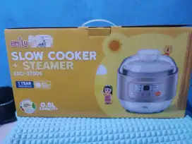 Emily Slow Cooker + Steamer 0.8 L ESc-37006