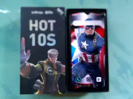 Infinix Hot 10s Nfc 4/128gb Segel Normal Lengkap