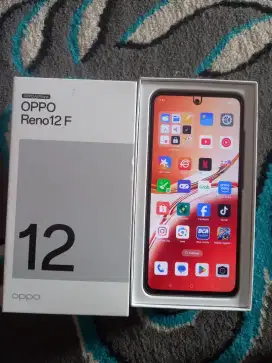 Oppo Reno 12F fullset masih garansi nego
