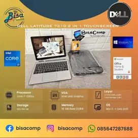 Dell Latitude 7210 2 in 1 Core i7 SSD 512gb Ram 16gb 12inchFHD TS BL