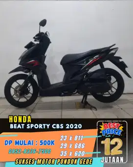 DP 500 RIBU CASH DAN KREDIT HONDA BEAT SPORTY CBS TAHUN 2020