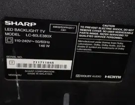 JUAL TV SHARP 60 INCH FULL HD SMART TV MURAH