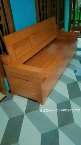 Kursi terass full kayu jati asli