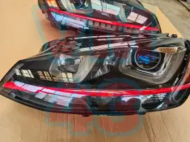 Headlamp Head Lights Lamp Lampu Depan VW Golf Mk7 TSI GTI BiLED