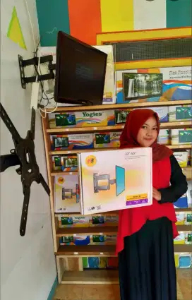 jual bracket standar kualitas bagus utk gantungan tv led lcd di tembok