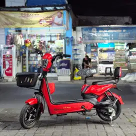 SEPEDA LISTRIK AGATHOS TERMURAH HARGA CUMA 3 JUTA LEBIH DIKIT