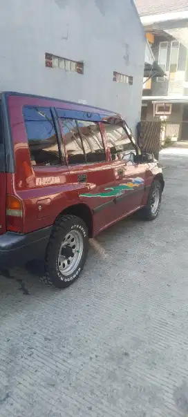 Suzuki Sidekick DRAG 1tahun 1996 merah antik