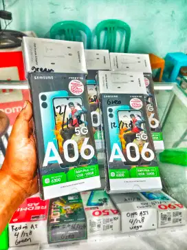 [ FREE ADAPTOR ] SAMSUNG A06 5G RAM 6+6/128 NEW SEGEL TERMURAH