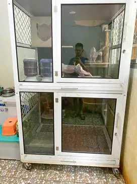 Kandang Kucing alumunium