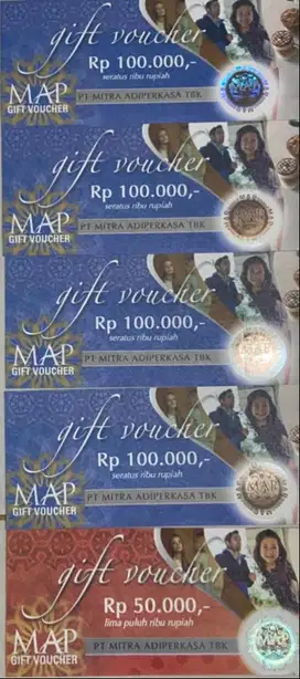 Jual voucher MAP total 450ribu