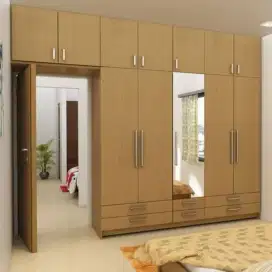 ALmari pakaian,wardrobe,desain kamar tidur, lemari pakaian full plafon