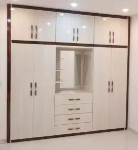 ALmari pakaian,wardrobe,desain kamar tidur, lemari pakaian full plafon
