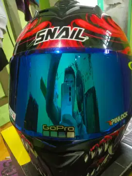 Helm full face snail ffs2 motif edisi