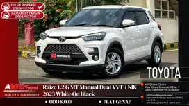Toyota Raize 1.2 G MT Manual Dual VVT-i NIK 2023 White On Black