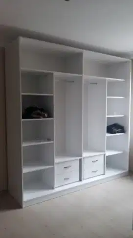ALmari pakaian,wardrobe,desain kamar tidur, lemari pakaian full plafon