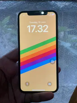 iPhone X 256 GB Silver Harga Miring