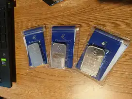 Perak Silver lantakan murni 999 % 100 gr