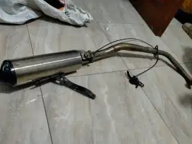 Knalpot satria Fu Doble peredam