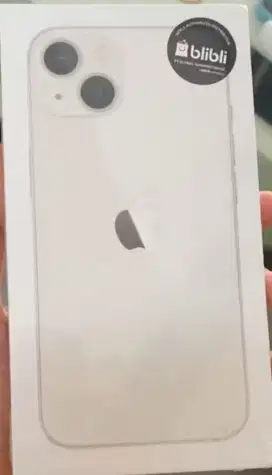 NEW iPhone 13 128gb STARLIGHT  putih elegan
