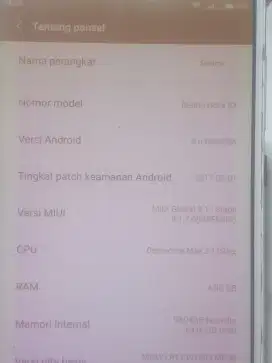 Xoomi redmi note 4x ram4