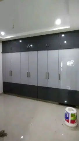 ALmari pakaian,wardrobe,desain kamar tidur, lemari pakaian full plafon