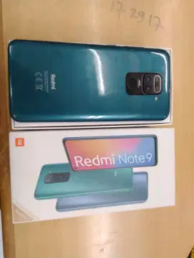 Xiaomi Note 9 Ram 4/64gb lengkap Mulus full orian