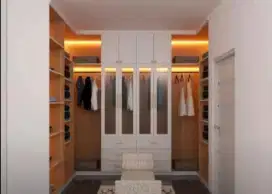 interior desain kitchen set kamar set wardrobe lemari backdrop tv