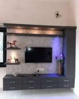 Backdrop Tv minimalis custom
