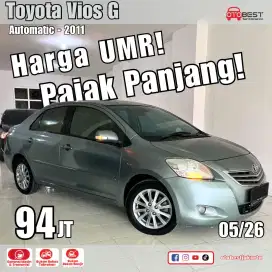 Toyota Vios G 1.5 AT 2011 Istimewa Siap pakai