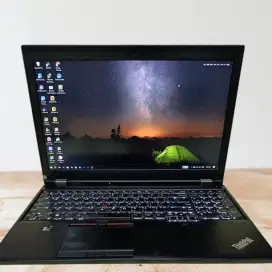 Laptop Gaming Thinkpad P50 core i7 gen6 ram 32 ssd 512gb dobel Vga 2gb