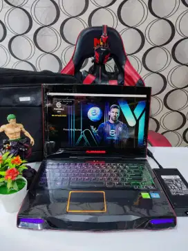 Alienware M14X Core i7 RAM 16GB SSD+HDD Dual VGA Nvidia Siap Pakai