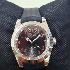 Seiko mod black arabic dial