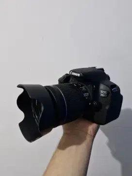 Kamera CANON 700D dan Lensa Kit Kondisi Bagus Bonus Kelengkapan Kamera