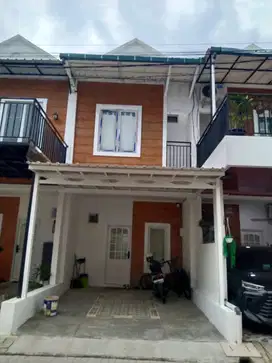 Rumah dalam cluster 2 lantai harga murah bisa KPR. Sawangan Depok