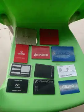 Di jual semua macam kartu dan buku jam AC,Bonia,Seiko ,exp dll