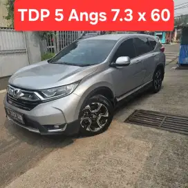 TDP 5Jt Angs Termurah Crv Turbo 2019 Matic Silver Low Km Like New
