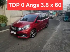 TDP 0 Angs Termurah Mobilio RS CVT 2016 Matic Merah Low Km Like New