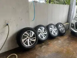 Dijual! Velg OEM Sirion 2017 + Ban Bridgestone Techno