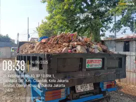 Jasa buang puing sampah