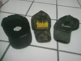 Topi ORI Eiger 1989 hitam loreng bolak balik , THrasher, Queenbeer