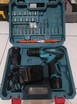 Mesin Bor Cordless Drill Battery Orion CD-6650 2 Battery - Water Blue