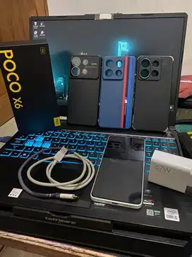 POCO x6 5G 12/256 fullset ori mulus 99%