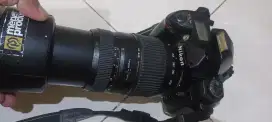 Kamera DSLR Nikon lensa tele tamron.jual.tt.bt twrkan
