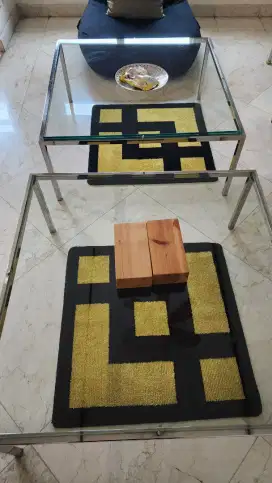 Meja Kaca / glass coffe table