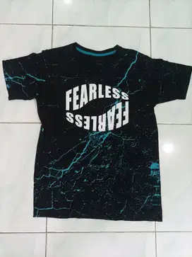 Kaos Lengan Pendek Pria - Hitam Biru