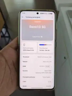 OPPO Reno 10 5G second garansi resmi