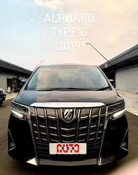 Alphard type G 2019 km rendah