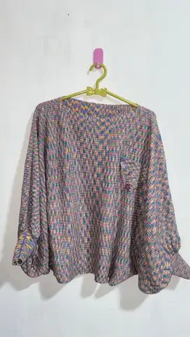 Flowy blouse rainbow